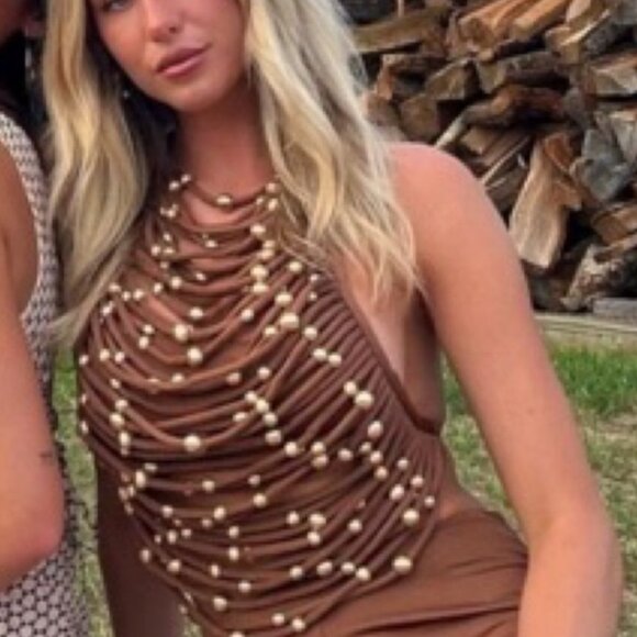 Cult Gaia Jonna Top Brown - Picture 5 of 11